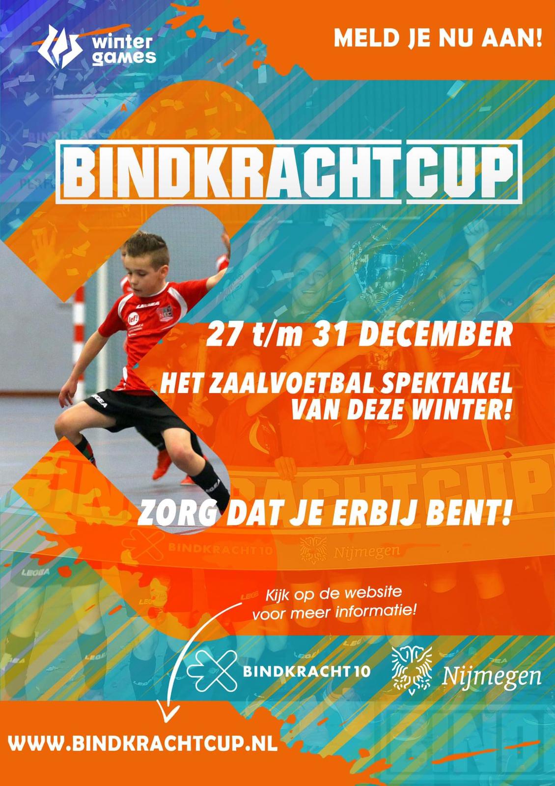 flyer van de bindkrachtcup