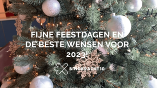 een post met de wensen: fijne feestdagen en de beste wensen voor 2023