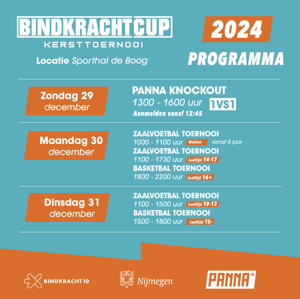 Programma Bindkrachtcup 2024