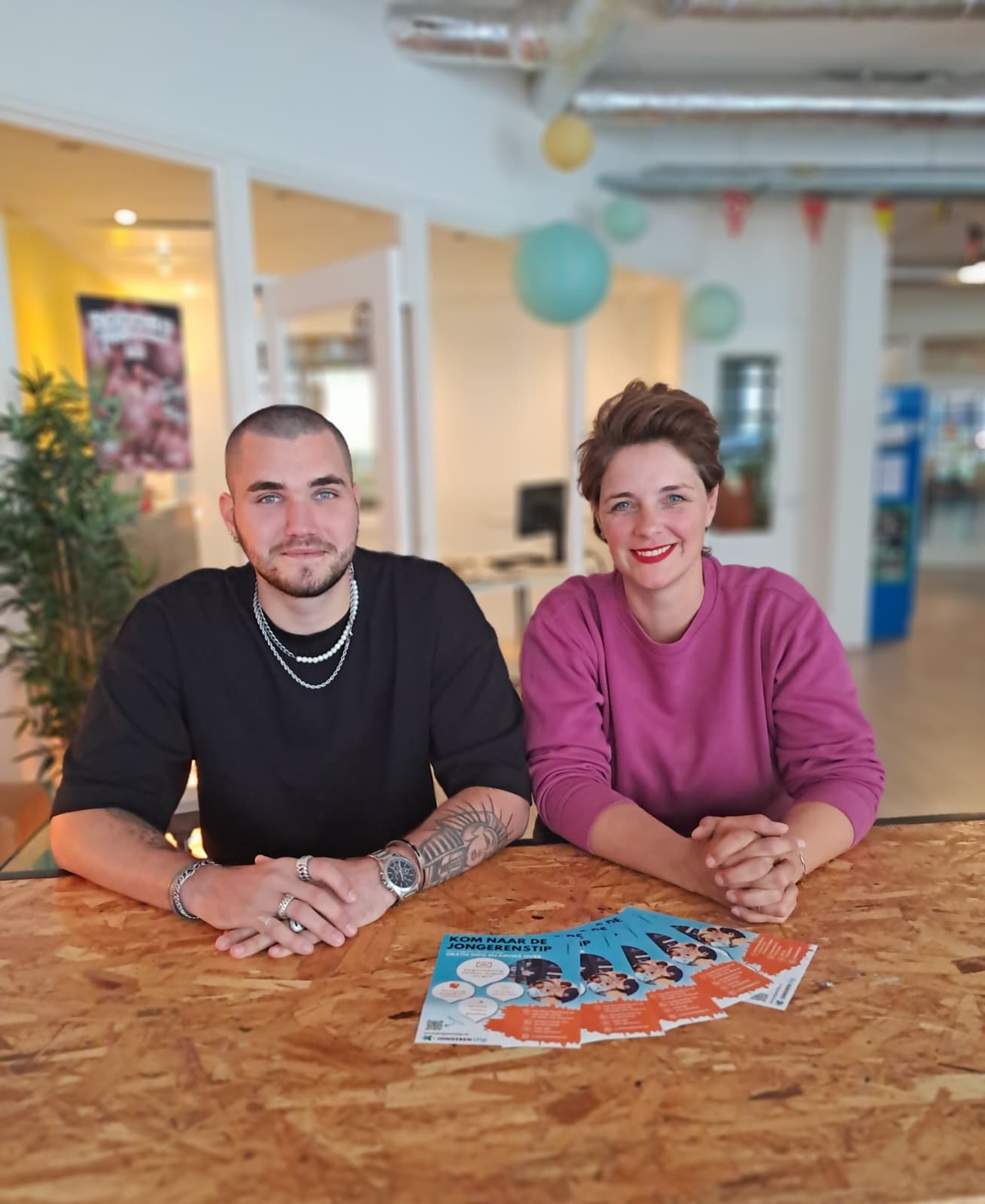 foto van mensen van de JongerenStip