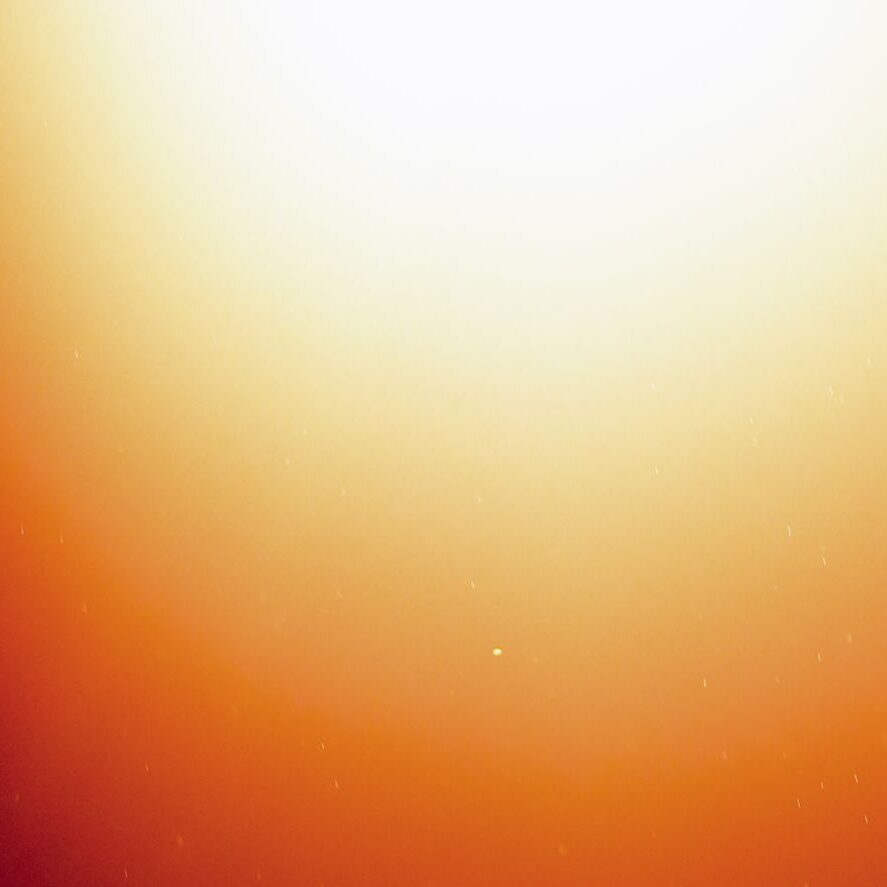 brandende zon