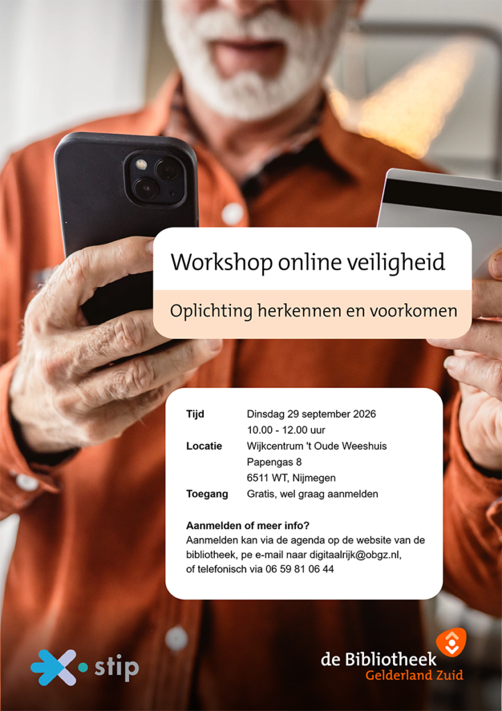 flyer van de workshop